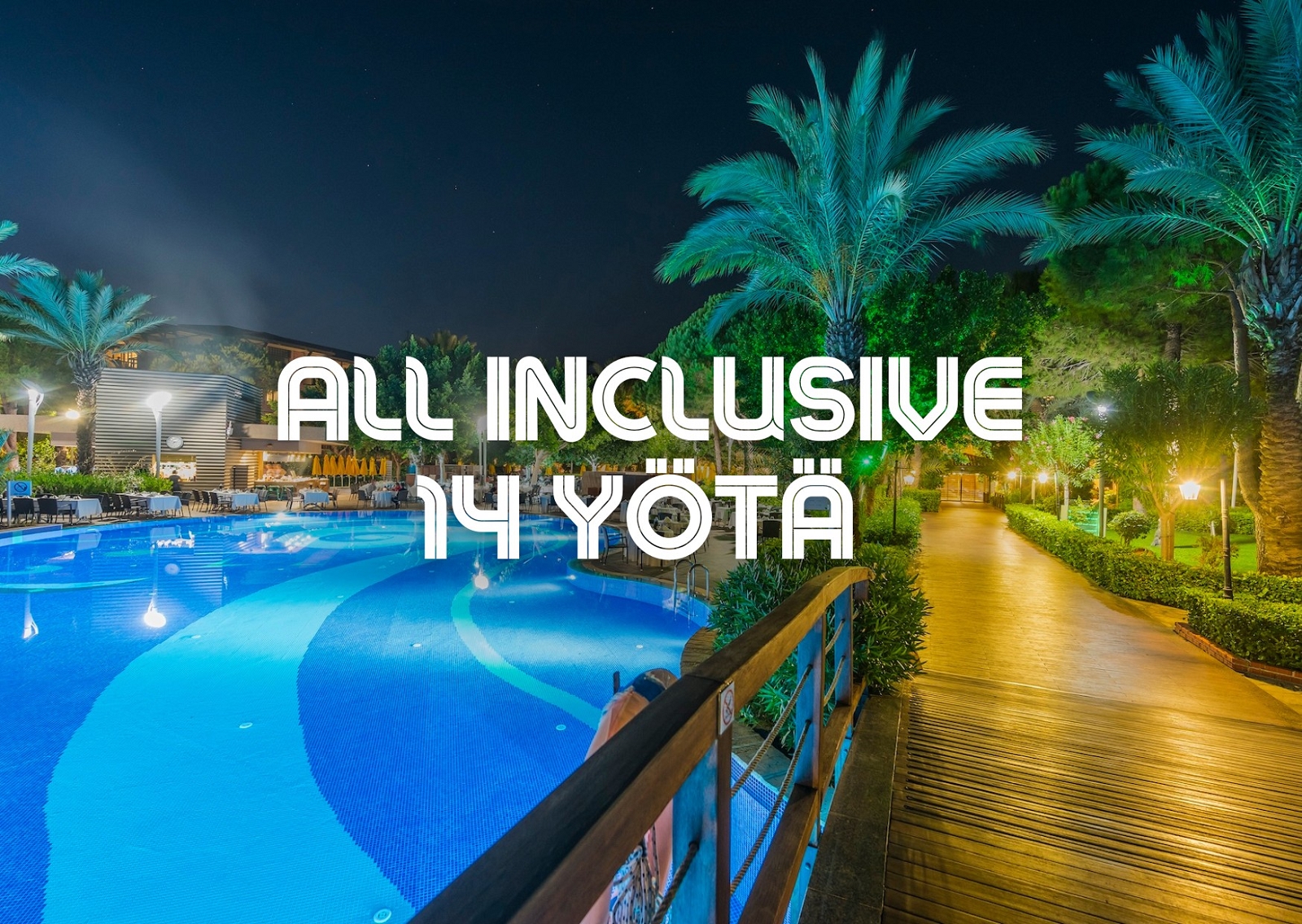 14 YÖN VAIVATON ALL INCLUSIVE -GOLFLOMA BELEKISSÄ (EI SISÄLLÄ LENTOJA)